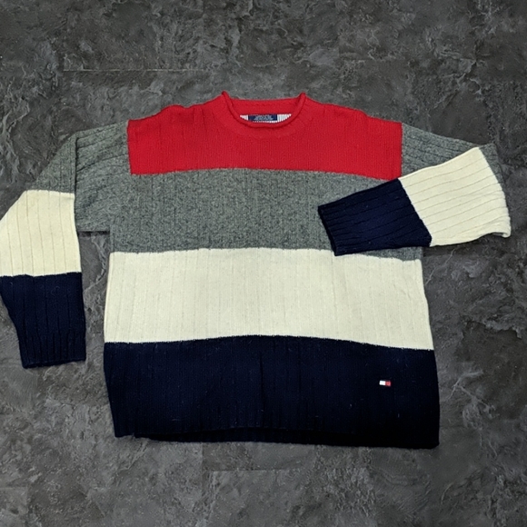 tommy mock neck